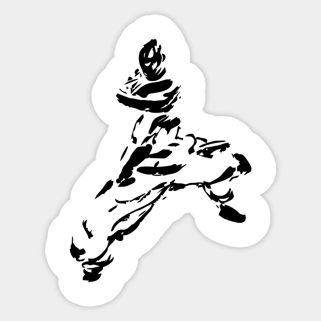 Shaolin Kungfu Defense Move Sticker by Nikokosmos